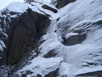 Activité thérapeutique, descente en rappel hiver | Nouveau Point de Vue